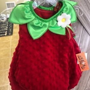 NEW Candy corn lane strawberry costume size 6-9 m